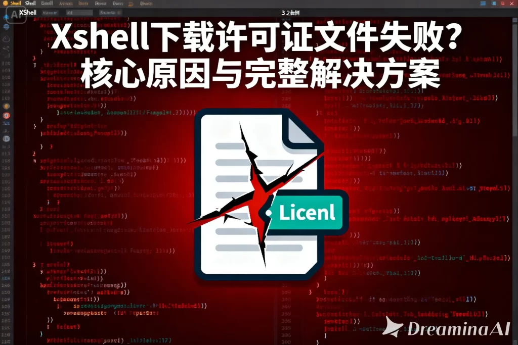 Xshell下载许可证文件失败？核心原因与完整解决方案